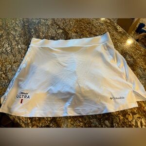 Michelob Ultra Columbia Golf White Skort